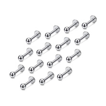 16G External Thread ASTM F136 Piercing Titanium Labret